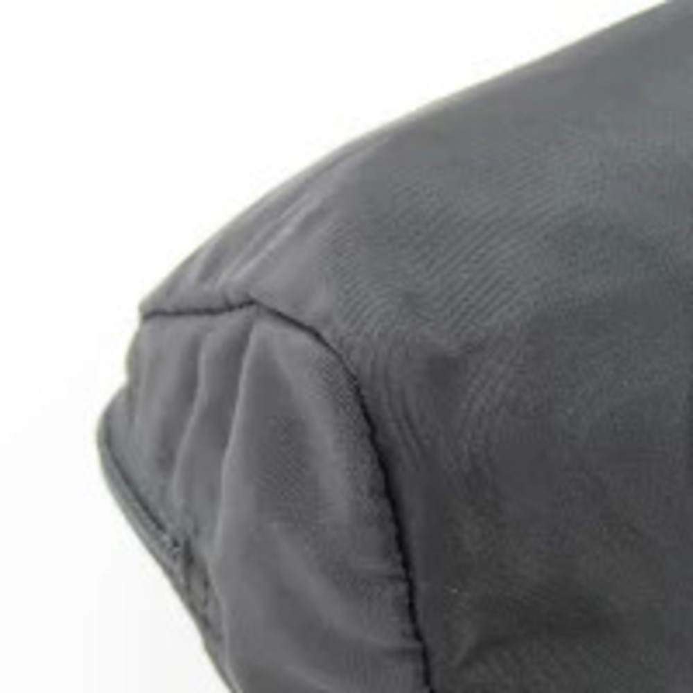 Prada Triangle Cosmetic Clutch Makeup Multi Clutch Black View 6